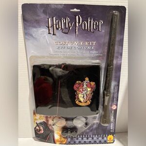 Harry Potter Hooded Robe, Wand, Glasses Kids Size 10-14 Licensed Costume Rubie's
